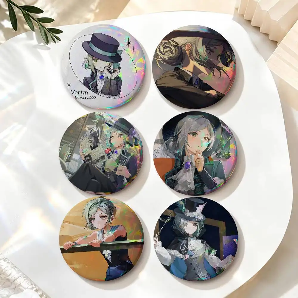 Vertin Reverse 1999 Game Figure  Button Pins Cute Manhwa Coin Brooch DIY Backpack Clothing Decor Badge Jewelry Accessories Gifts