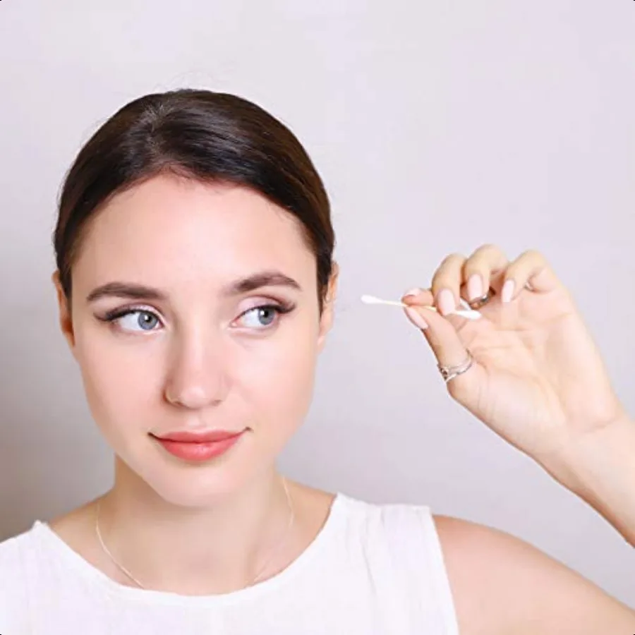 Coton-tige en bambou naturel, paquet de 500 cotons à deux pointes, double pointe, écologique, biodégradable, confortable et doux, sans plastique