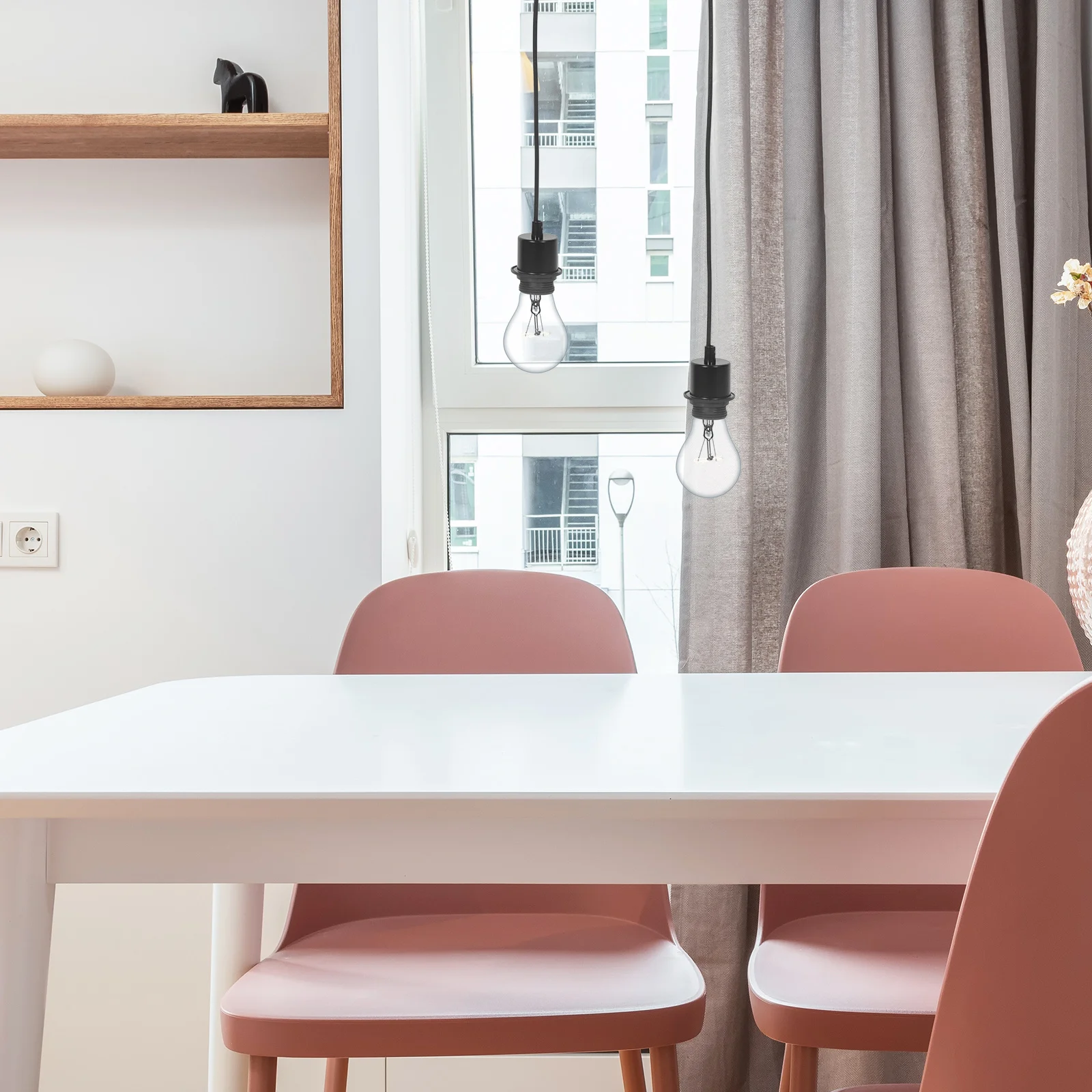 

Ceiling Light Holder E27 Thread Screw Socket Bulb Base for Industrial Pendant Lamp Installation E27 Thread Lamp Holder