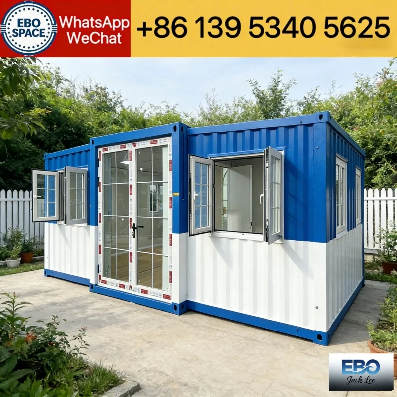 Waterproof Expandable Container House MMC Custom China Factory 20ft 30ft 40ft Prefab Modular Cabin with Shower Kitchen
