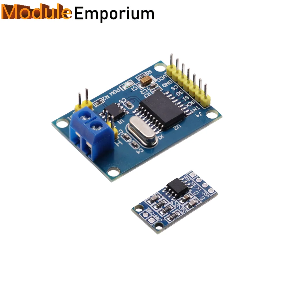 MCP2515 CAN Bus Driver Module Board TJA1050 Receiver SPI For 51 MCU ARM Controller Interface Module For DIY Kit NEW