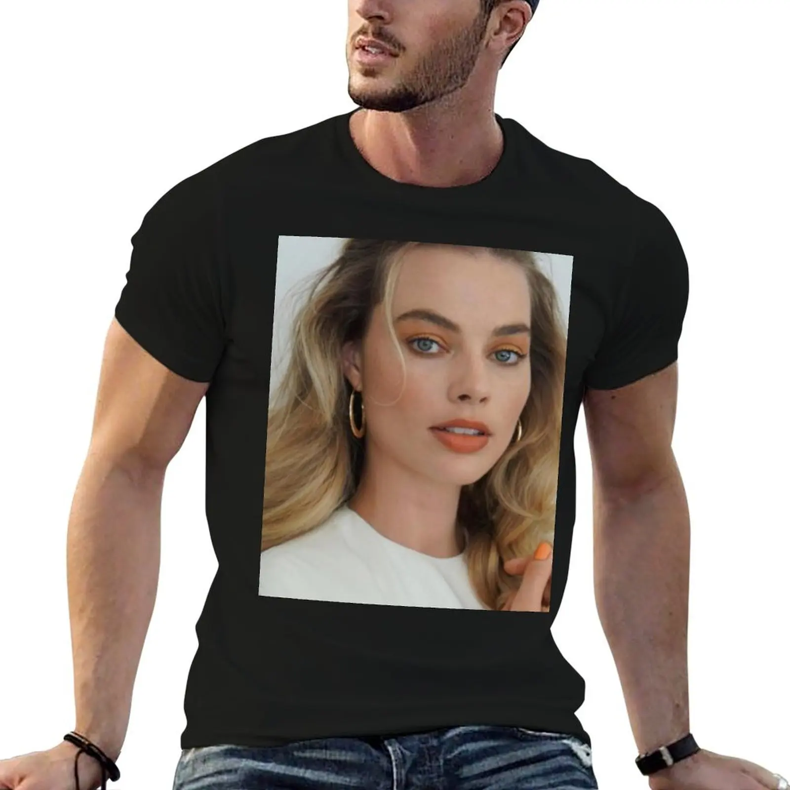 

margot robbie T-Shirt t shirt personalised t shirts cotton 100% T-Shirt