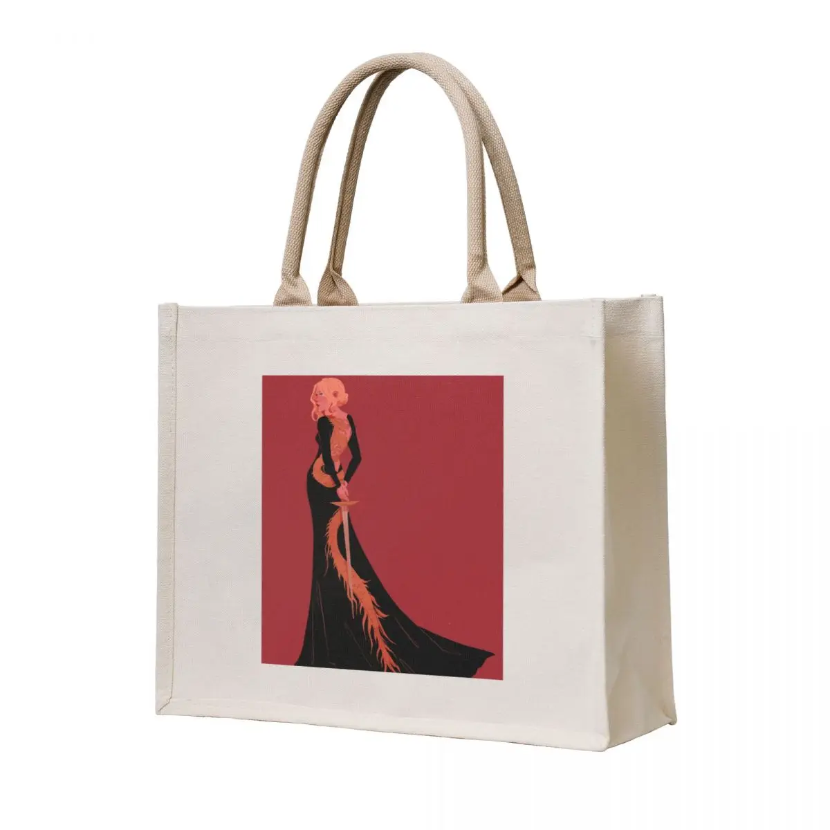 

Aelin Dragon Dress Tote Bag Lady bag tote bag custom tote men's shopping bags foldable