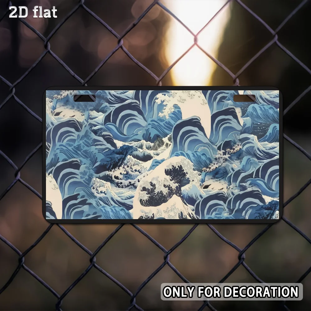 2D Flat,1pc ,39X15 cm, Sign, Japanese Decorative Plaque, for Decorative Use Only