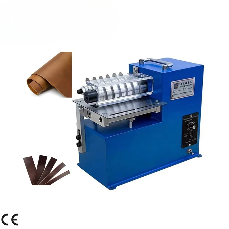 

Belt belt cutter with edge folding leather laminator