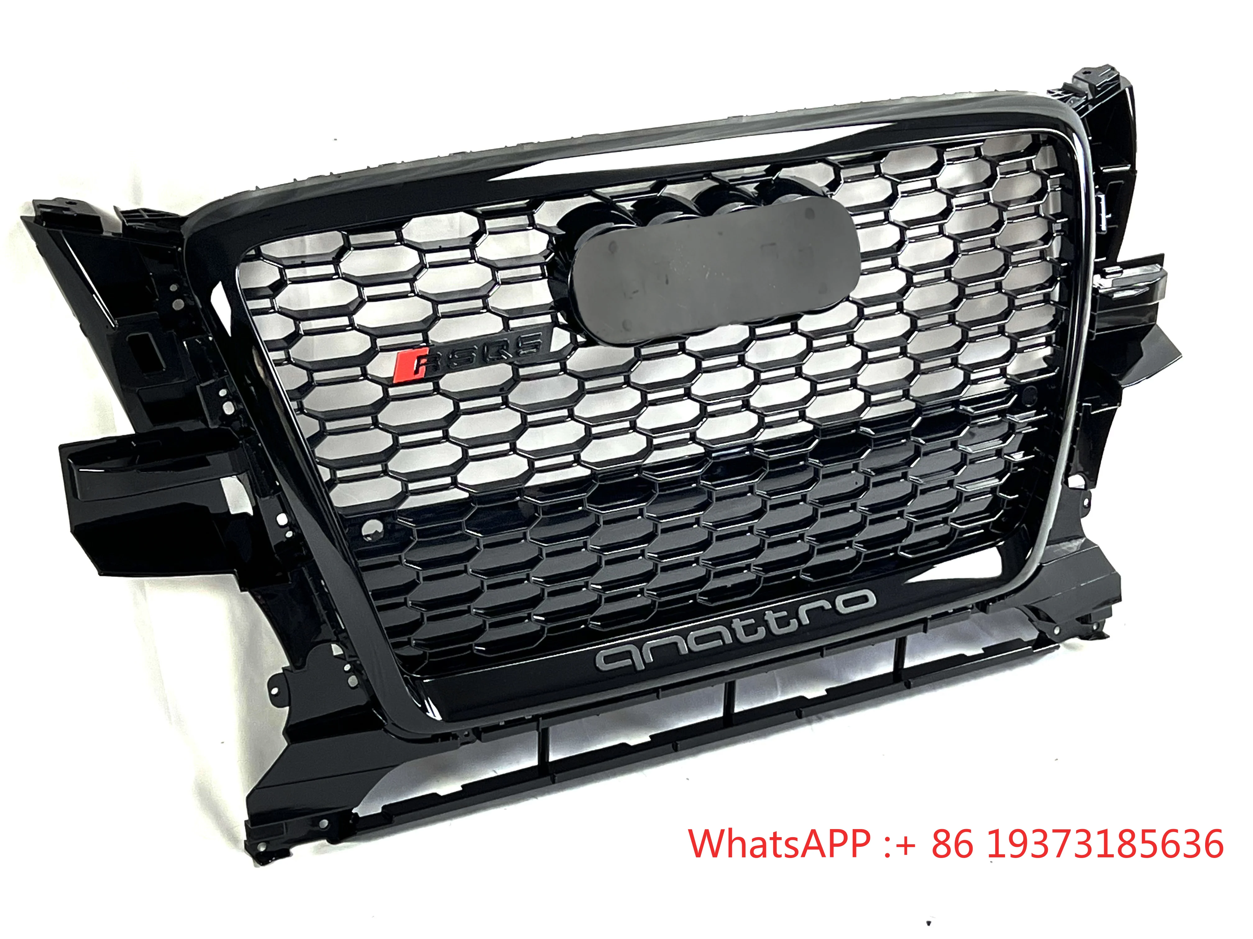 Facelift Parts RSQ5 Style Front Bumepr Grille Black Honeycomb Mesh Grille for Audi Q5 8R SQ5 2008 2009 2010 2011 2012