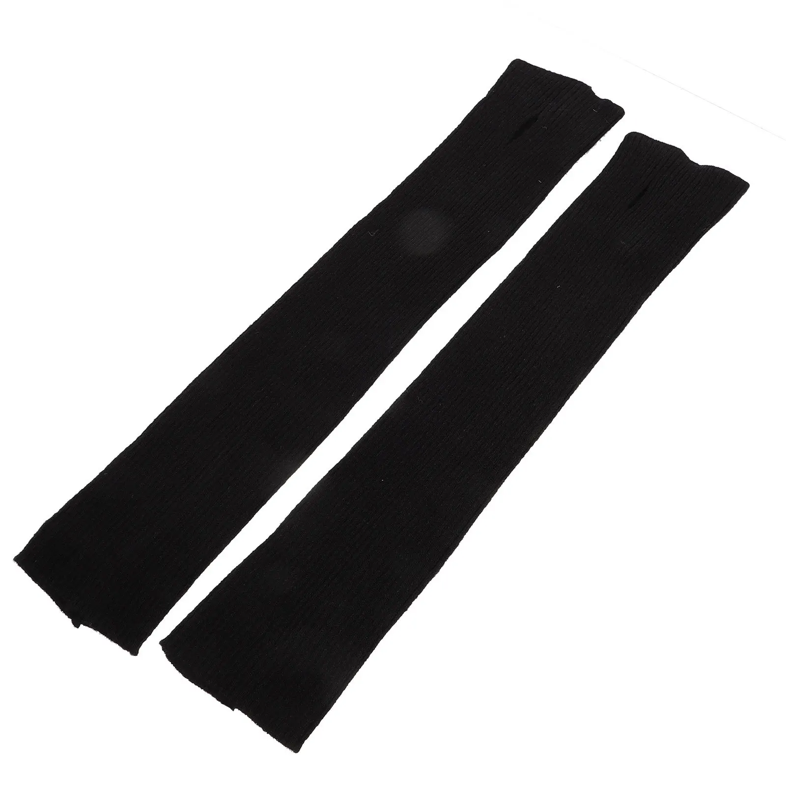 

1Pair Winter Arm Warmers Soft Knitted Sleeves Thermal Warm Covers Lightweight Breathable Outdoor Arm Covers for Women