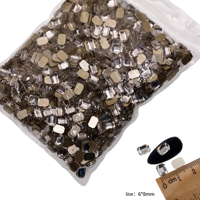 VDD P501-P540 Großhandel 1440 Stück Glas-Kristall-Strasssteine mit flacher Rückseite, Glitzersteine für Nagelkunst, DIY-Bastelarbeiten und Dekoration – Detail 18