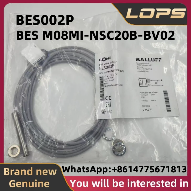 BES002P New Original BALLUFF Proximity switch sensor BES M08MI-NSC20B-BV02, in stock, welcome to consult.