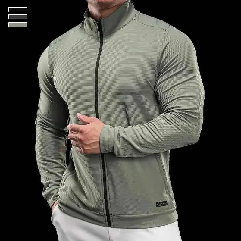 

Men Gym Training Long Sleeved T-Shirts Fitness Compression Jersey Fast Dry Sport Bodybuilding Sweatshirt Running Jacket