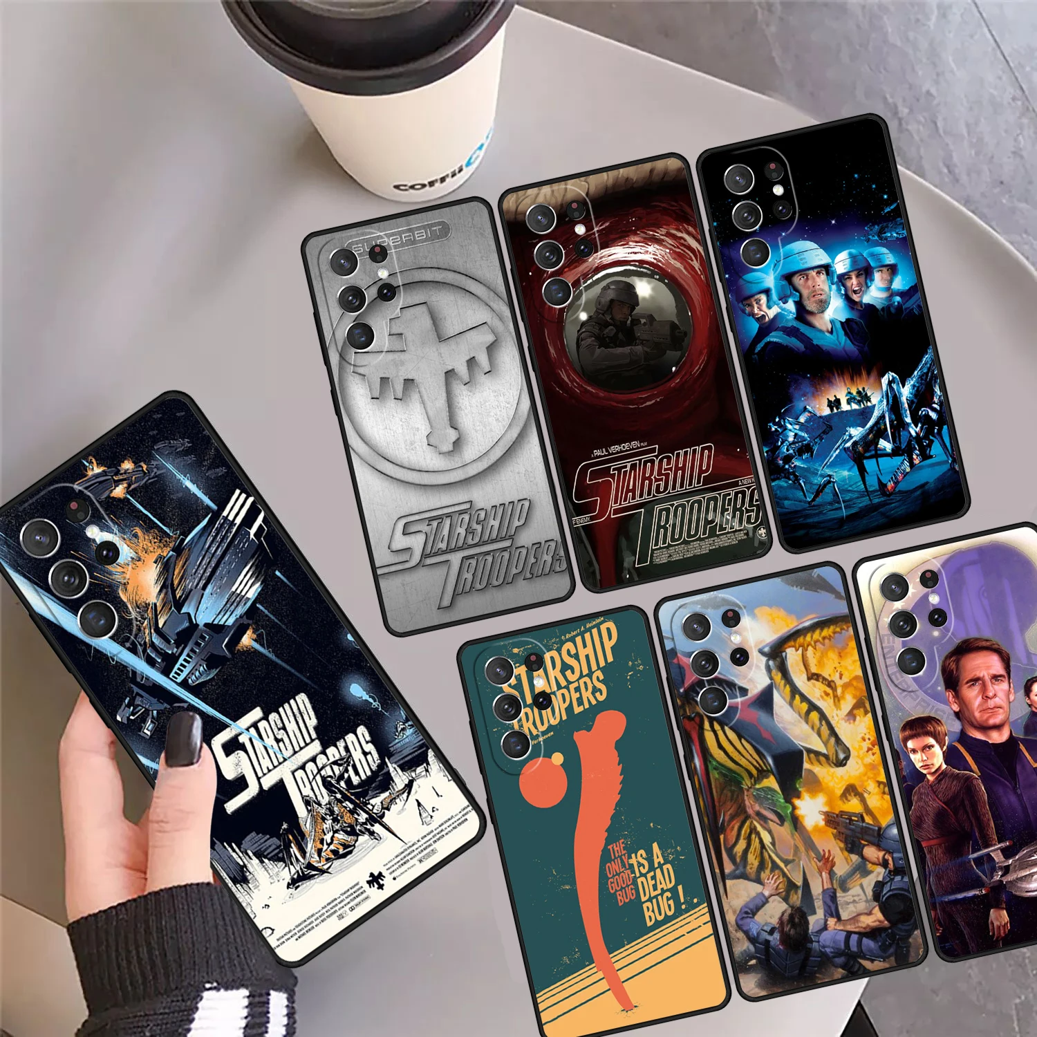 Science Fiction Movie Starship Troopers Phone Case Cover For Samsung S24 Ultra 23 S22 Plus S21 FE S20 S9 S10 Note 10 Pro 20