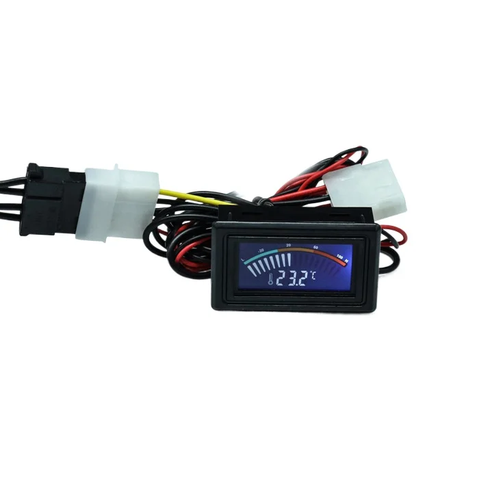 

WDXS-ZZ pointer computer water-cooled thermometer, dual display waterproof probe 5V-24V