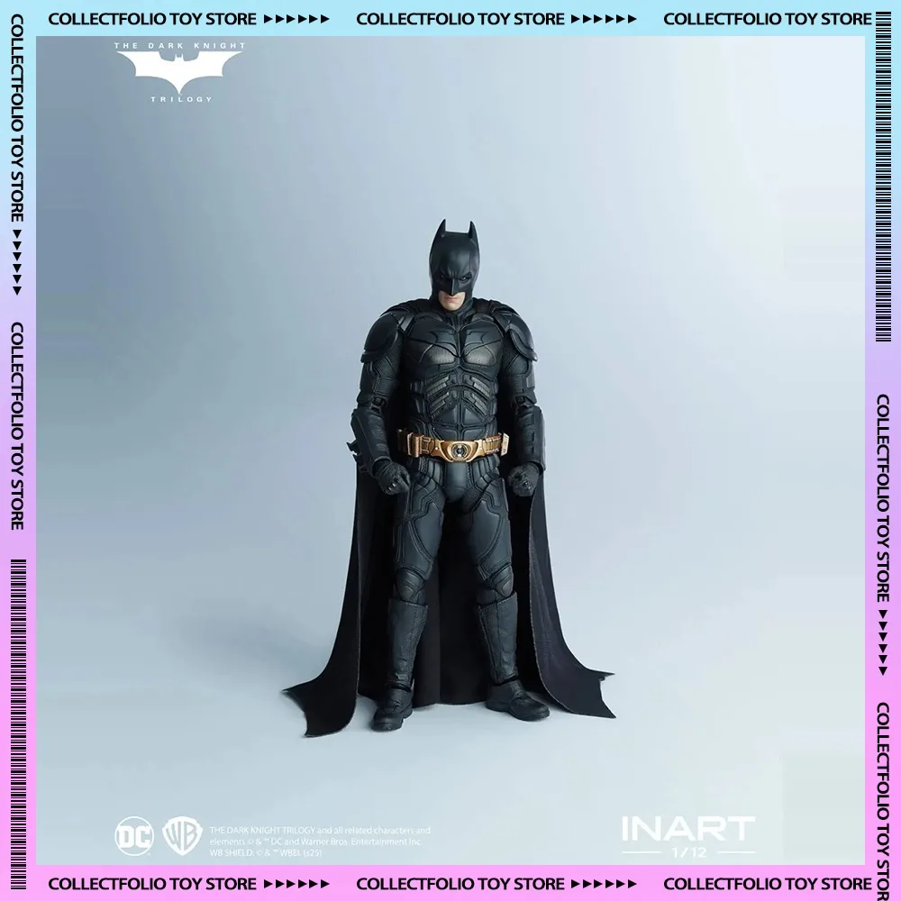 

In Stock INART 1/12 The Dark Knight SHF Batman Bale Deluxe Action Figure 100% Original Collectible Model Toy with Accessories