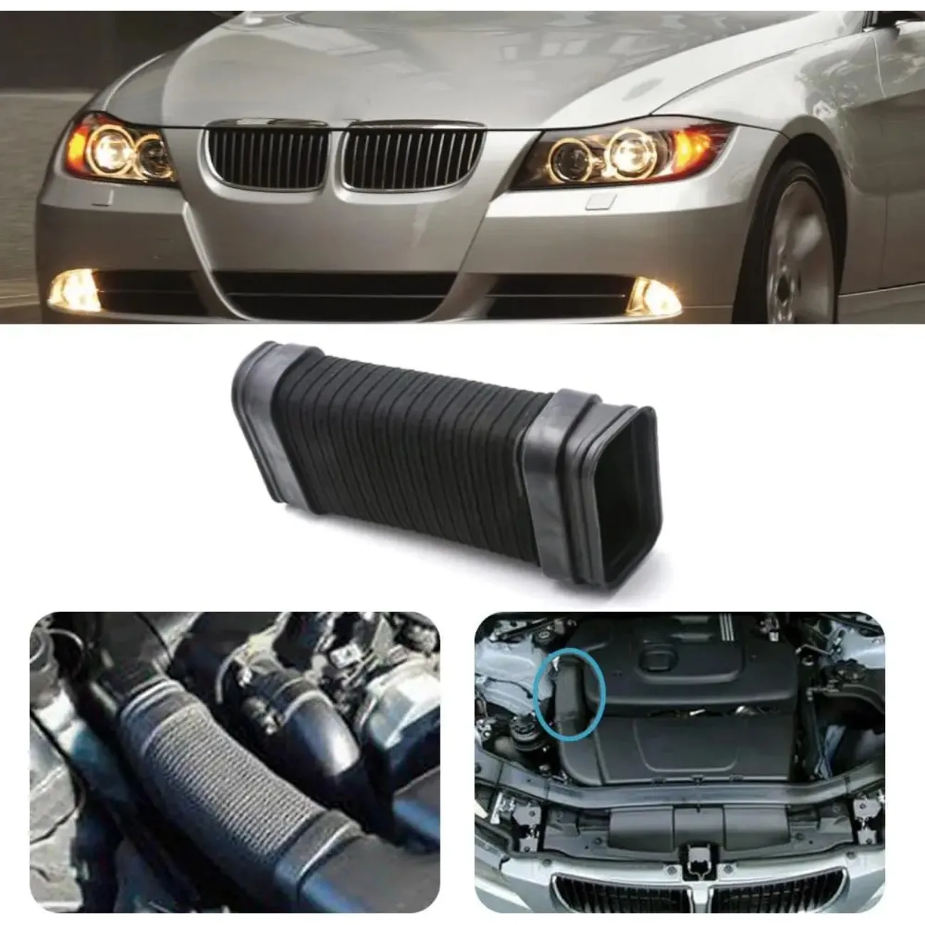 

13717795284 Engine Air Intake Hose Pipe Tube for BMW 3 Series E90 E91 318D Air Cleaner Intake Hose 7795284 Car Accessories