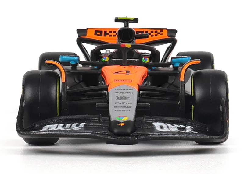 Bburago 1:43 2025 F1 McLaren MCL39 Britischer Großer Preis # 4 Lando Norris # 81 Oscar Piastri Legierungsauto Druckguss-Modell Spielzeug Sammlerstück – Detail 5