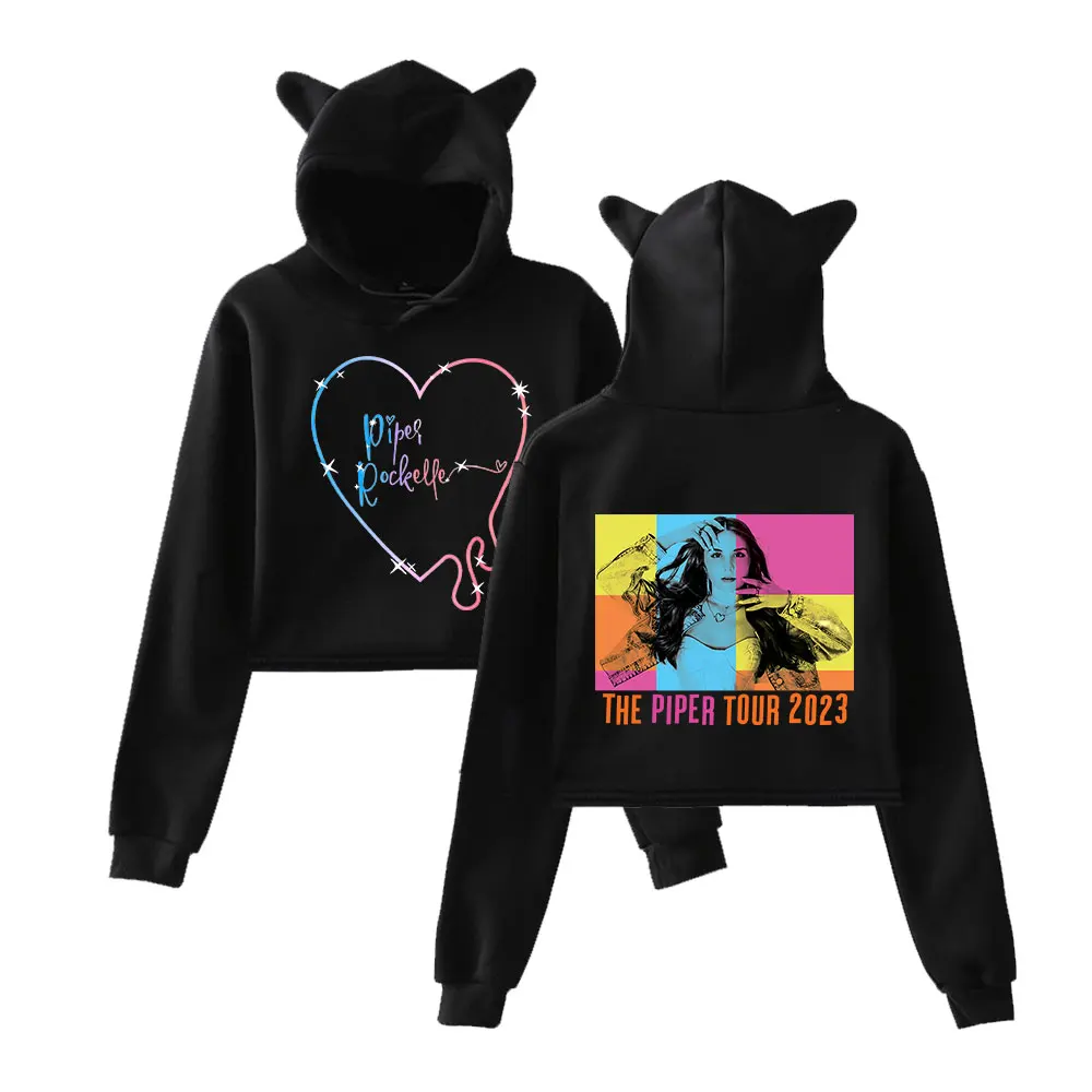 

piper rockelle the piper tour hooded sweatshirt for women kawaii car ear music fans hip hop hoodies