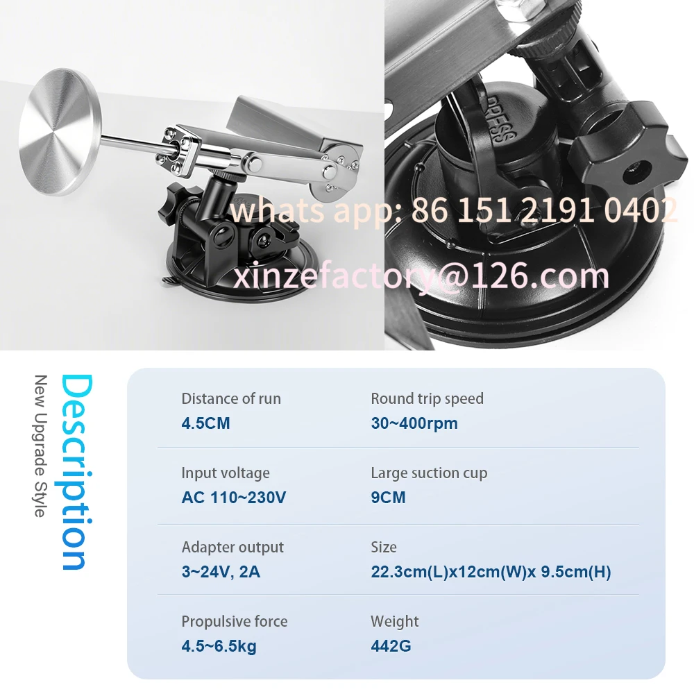Customizable Electric Telescopic Linear Actuator Mini 0-24V DC Reciprocating Mechanism Motor 30-400RPM 45mm Stroke Telescopic Li