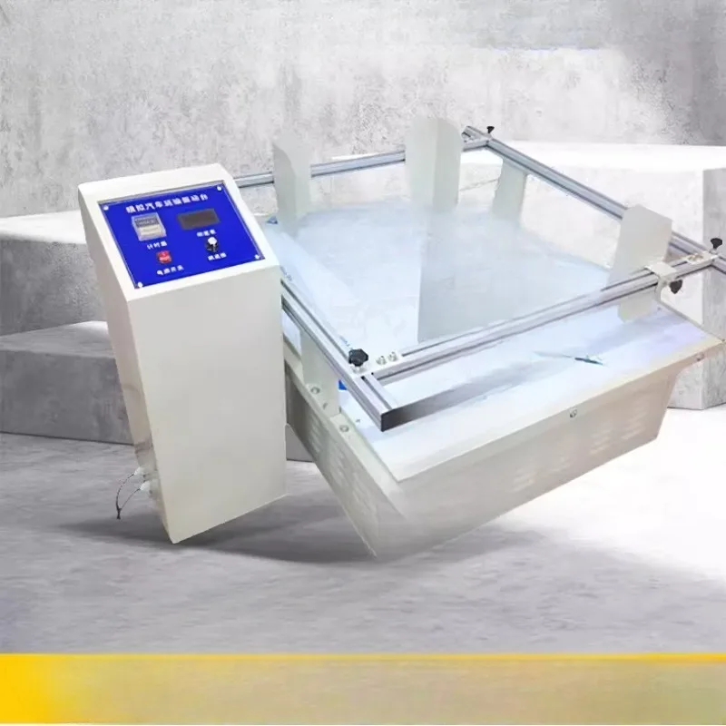 Simulated automobile transportation vibration, test bench electrical vibration tester