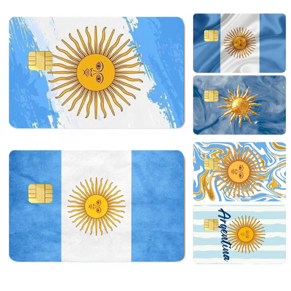 The Argentina Eagles-s Flag Credit Card HD Stickers Premium matte film effectively prevents fingerprints and daily abrasion.