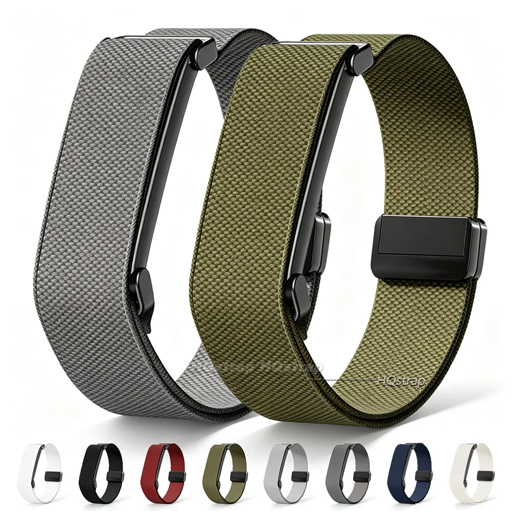 Image of Magnetverschluss Nylon Elastisches Uhrenarmband für Google Fitbit Air Sport Fitness Tracker Schlaufenarmband Wasserdichtes Zubehör