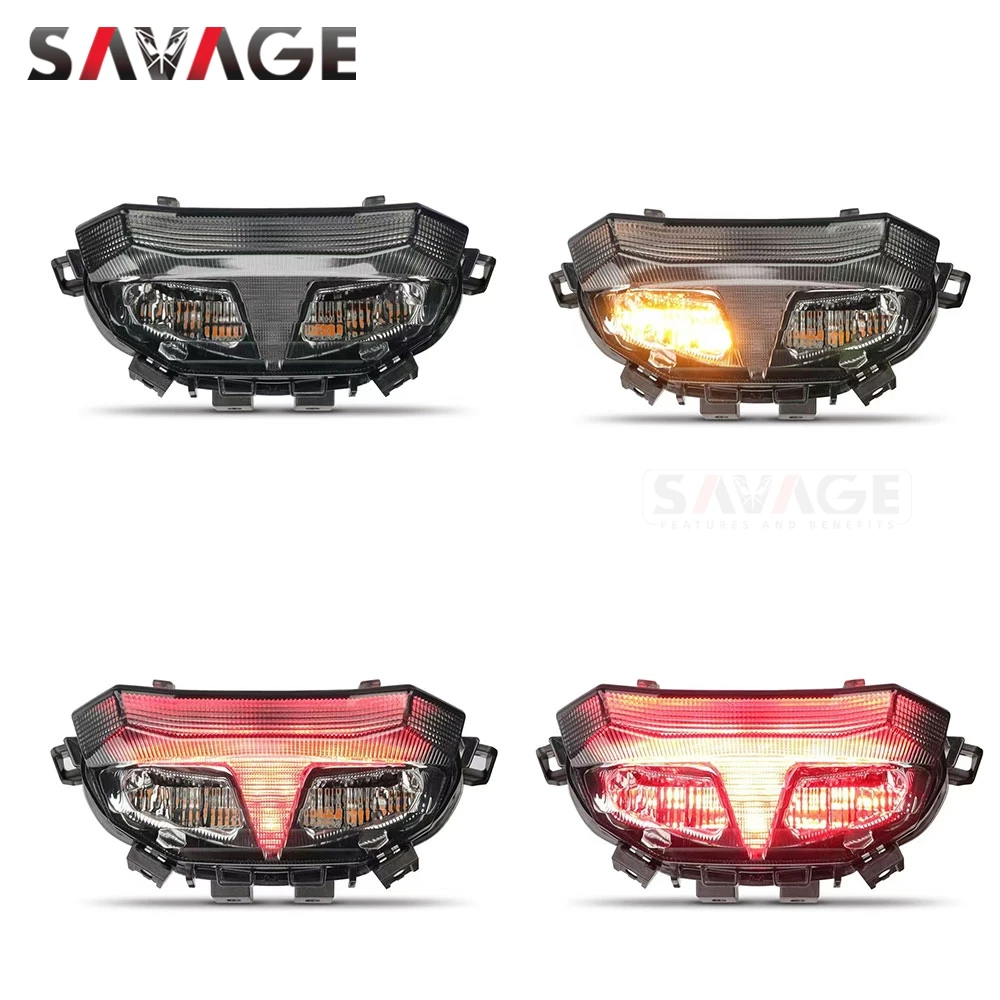 2024 MT-09 E32 LED Tail Brake Light For Yamaha MT09 MT 09 SP Y-AMT 2025 Taillights Turn Signal Blinker Rear Running Lights Lamp