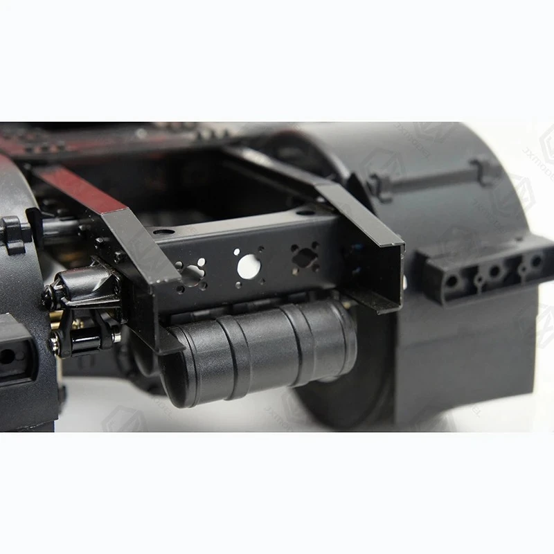 Simulation Black Gas Tank for 1/14 Tamiya RC Truck Trailer Tipper MAN F2000 diy Parts Toys