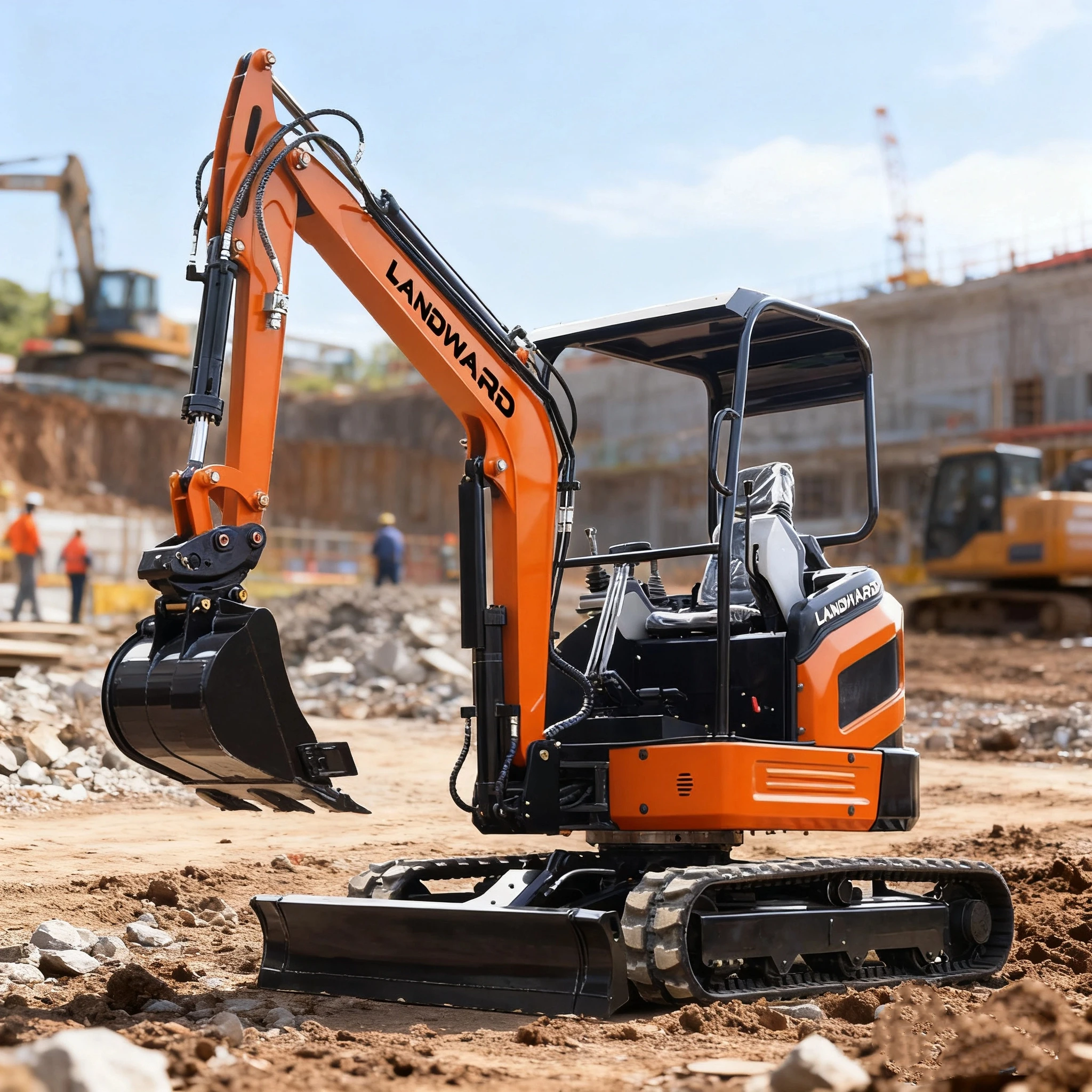 

2.5 Ton Crawler Digger New mini Excavator Compact Micro Small Chinese Good Quality Epa Ce Crawler Excavator 1.8 Ton Customized