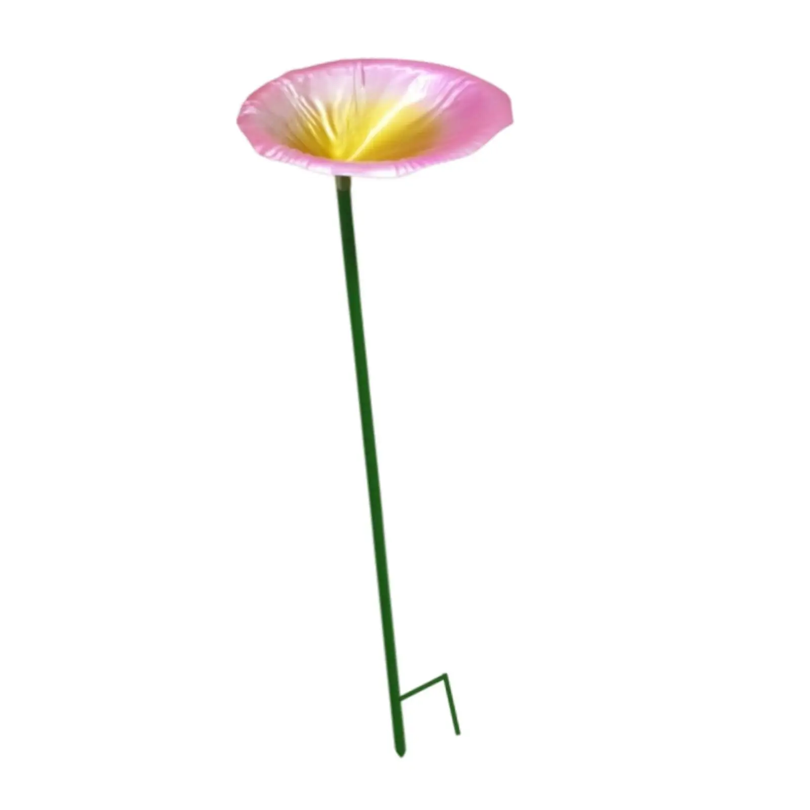 Multifunctional Garden Bird Feeder with Metal Stake Easy Assembly Bird Bath Bowl Outdoor Decoration for Birds