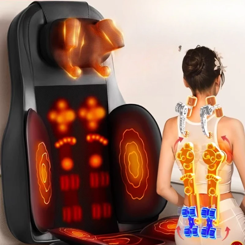 

Household Full Body Cushion Kneading Multi-function Automatic Massager Shoulder Cervical Spine Waist Back