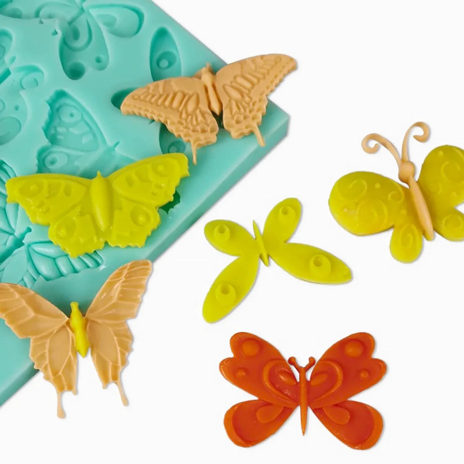 

Silicone 3D Butterfly Mold Chocolate Mould Dessert Mold DIY Cake Molds Silicone Baking Tool 10374550