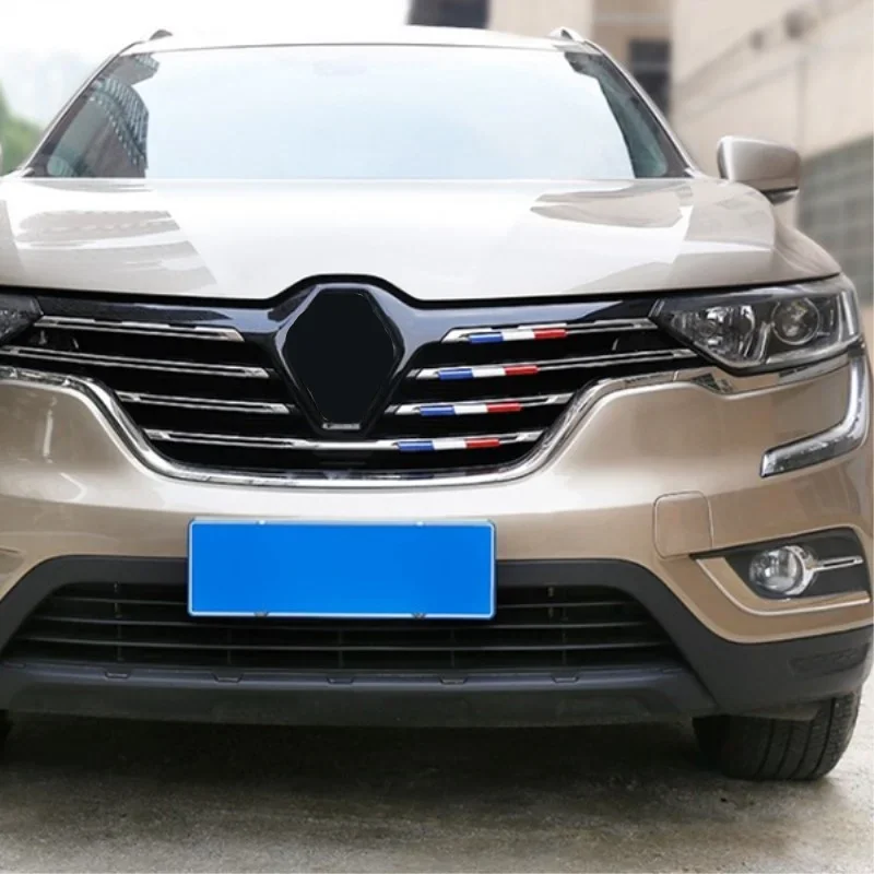 Renault Koleos QM6 QM5 Talisman Latitude Fluence Coupe Megane 2021 2020 2019 용 ABS 자동차 전면 그릴 커버 스티커, 15 피스