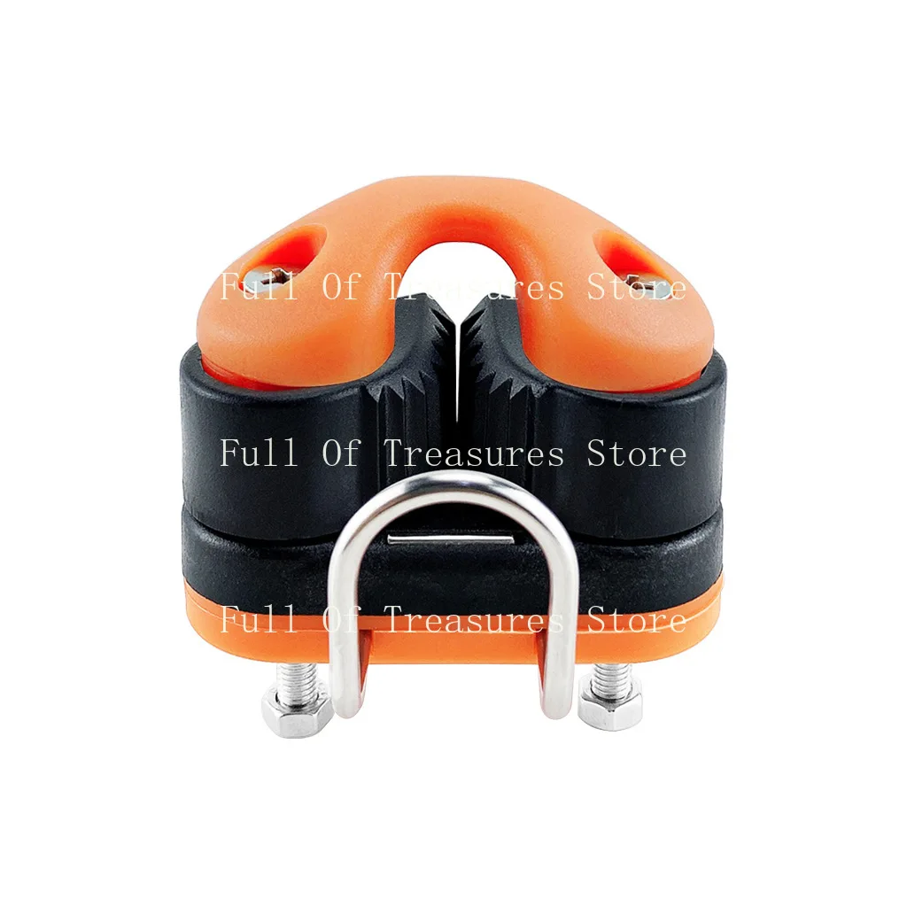 ForStainless Steel Ball Clamp With Guide Ring, Automatic Rope Clamping Plate