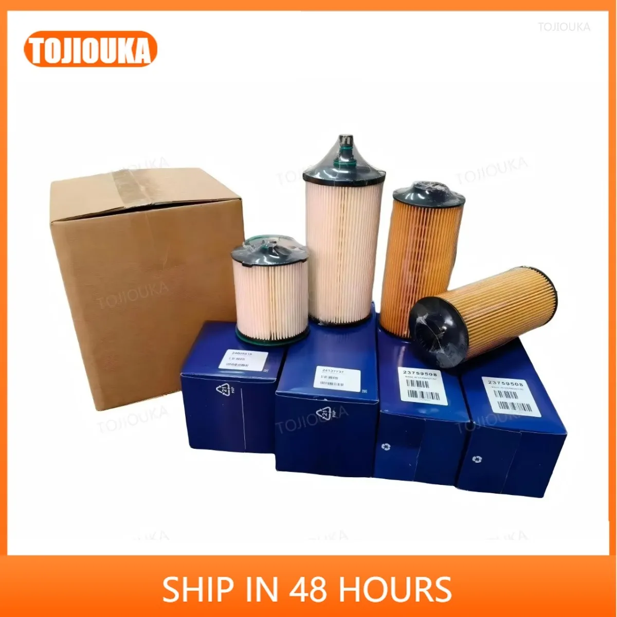 TTJ 4Pcs Euro6 Suitable for Volvo Truck fuel filter Kit Replacement 24307374 24656850 24008818 24137737 23759508 20579690 A