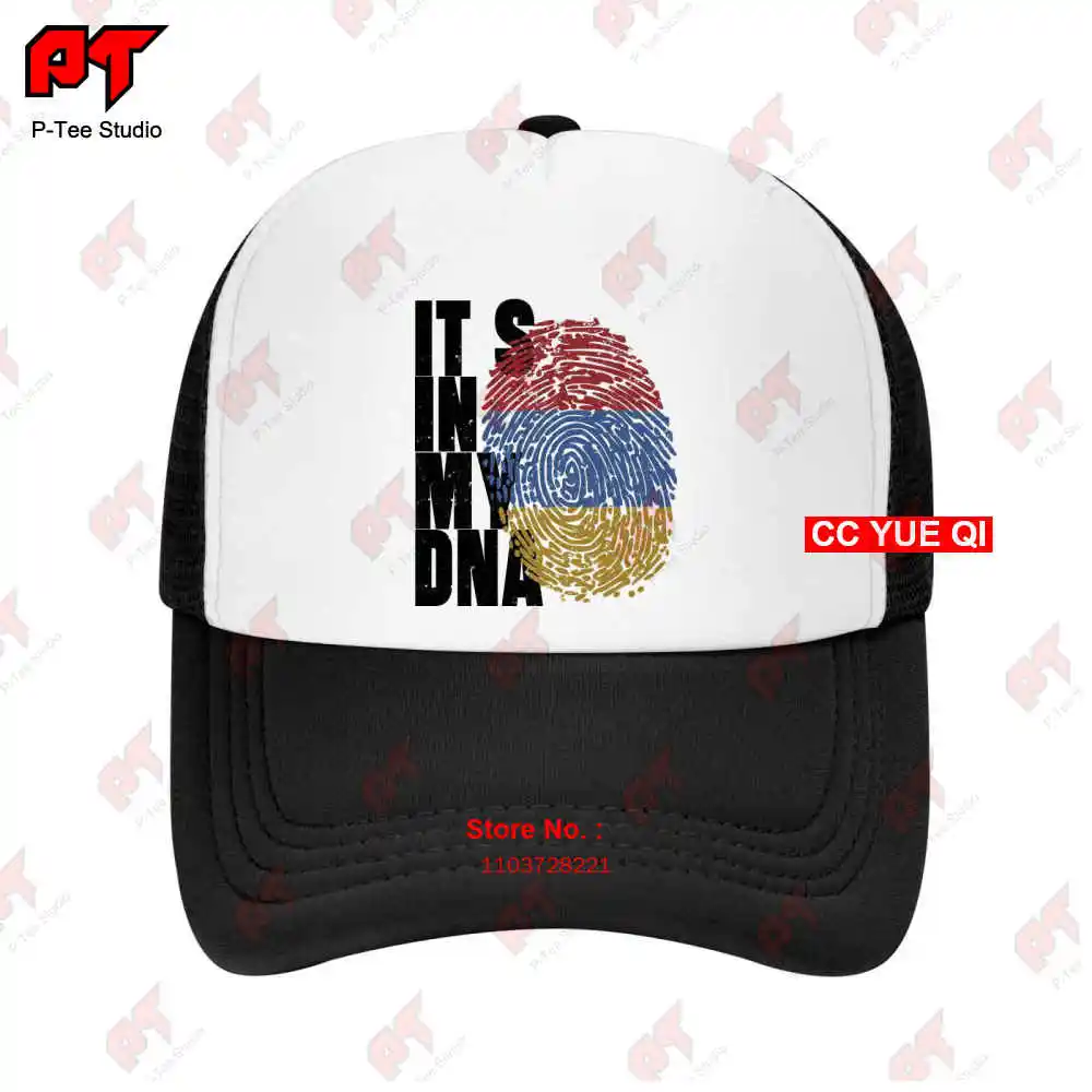 Pride Armenia Flag It'S In My Dna Armenian Sign Proud Baseball Caps Truck Cap L49I