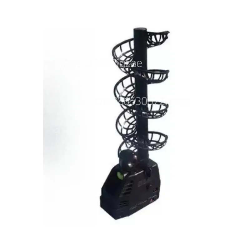 220V 110V Universal Portable Tennis Ball Throwing Machine Coach Ball Feeding Machine Self-service Single Swing Racket Practice