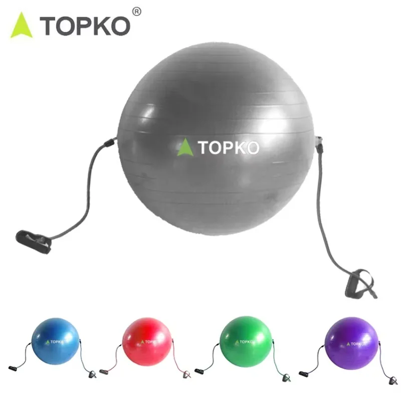 YTYIN TOPKO Anti Burst Pro Balance Exercise Gym Balls 55cm 65cm Cheap Price Premium Black PVC Yoga Ball
