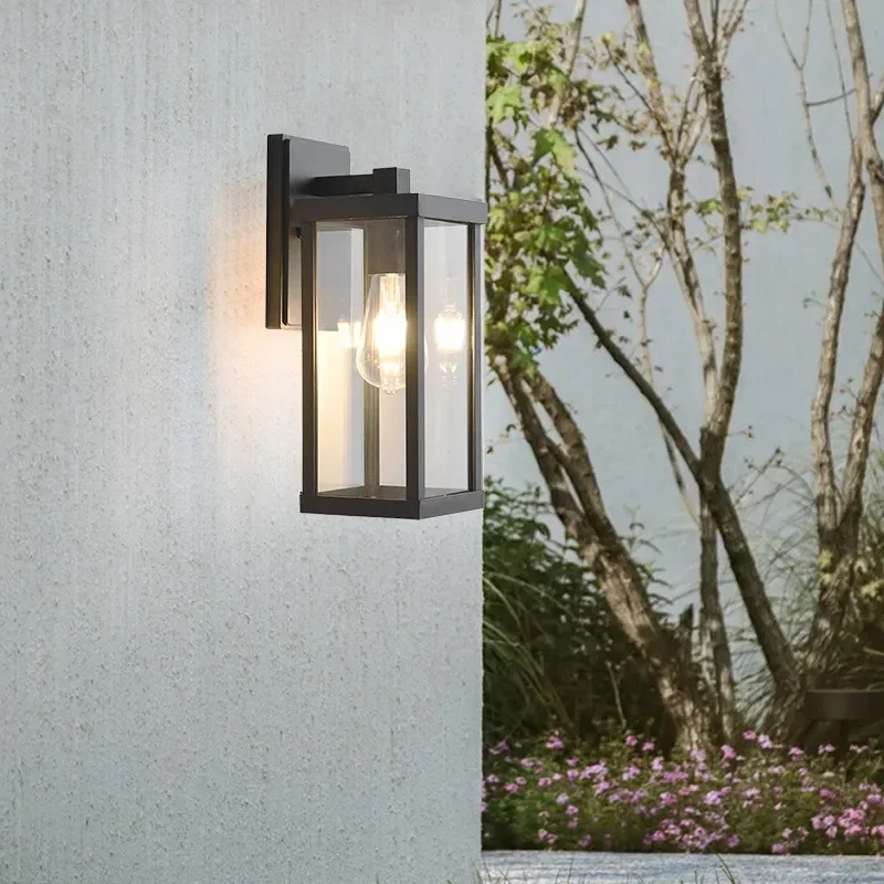 Outdoor Retro Waterproof Wall Lamps for Balcony Courtyard Gate Corridor Exterior Wall Light Villa Landscape Decor Lighting