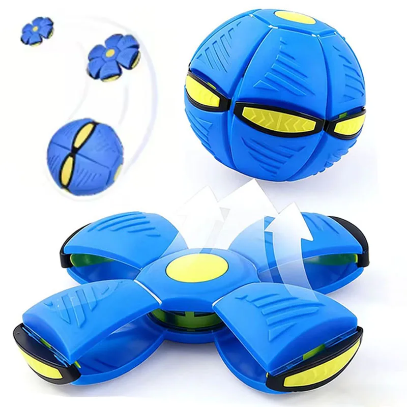 Disco Volador para Mascotas, Pelota Mágica para Lanzar al Aire Libre, Juguete Interactivo para Niños y Perros, Entrenamiento de Mascotas, Juego Deportivo, Suministros para Mascotas, Juguete OVNI para Mascotas