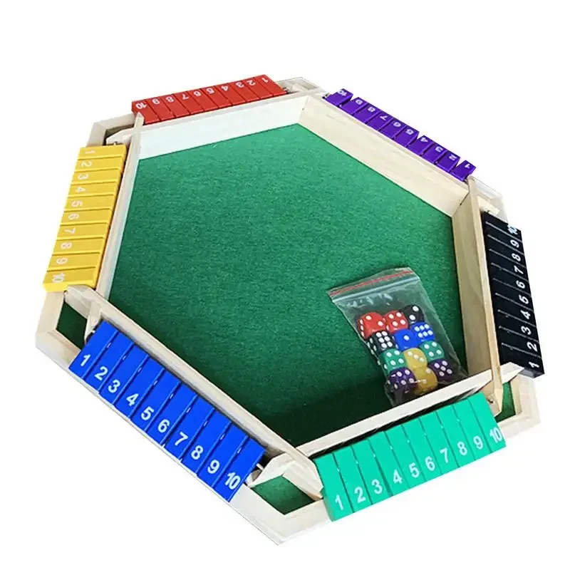 Six-sided flop number Shut The Box game toys children parent-child board party casual Digital games Thinking Ability toy for kid