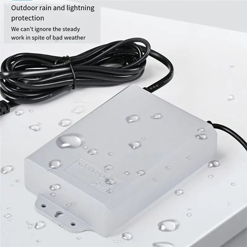 12 فولت-2A مصدر طاقة غير منقطع لواي فاي مودم راوتر كاميرا الأمن بطارية UPS صغيرة احتياطية حامي (5400 مللي أمبير) الاتحاد الأوروبي التوصيل