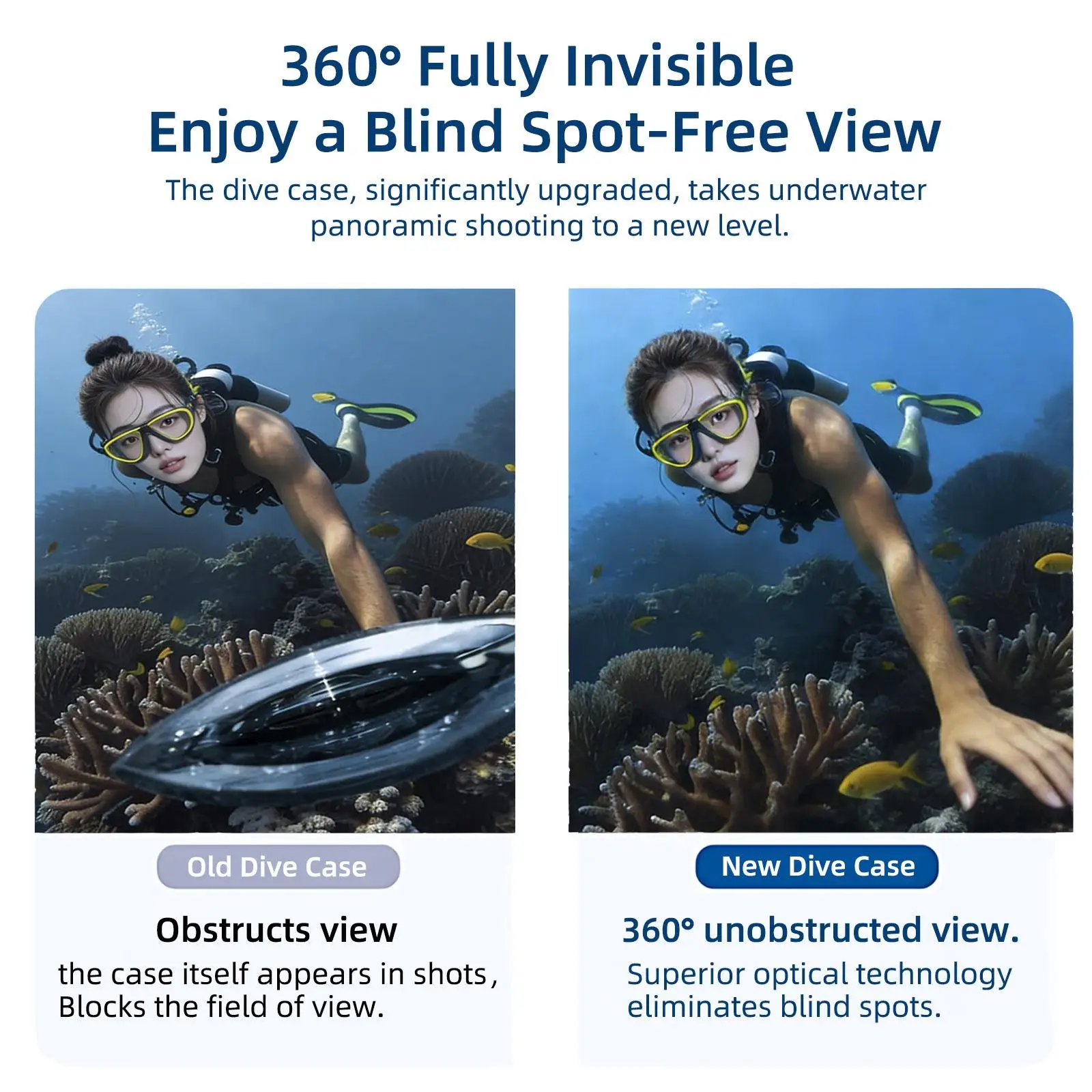 PULUZ 50m versiegeltes, wasserdichtes Tauchgehäuse für Insta360 X5, für Insta360 X5 Panoramakamera, 50 m Unterwasser-Foto- und Video-Schutzhülle – Detail 10