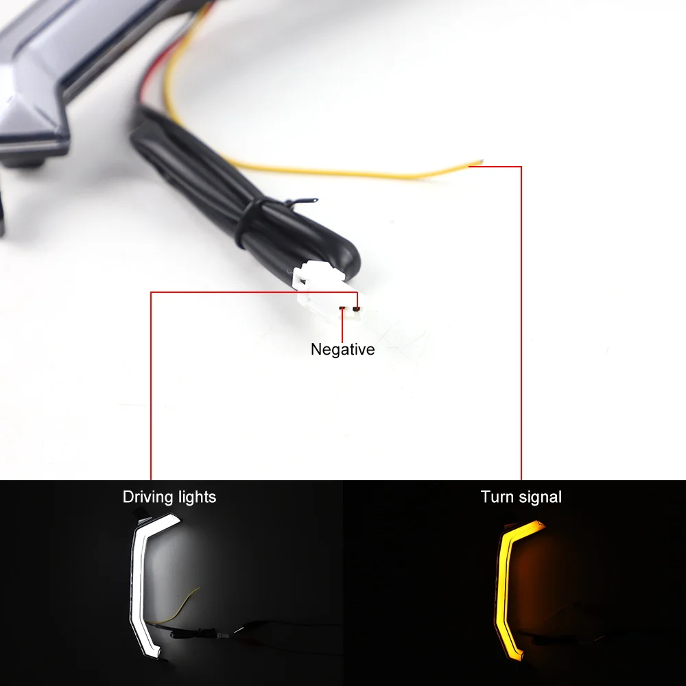 Front Grill Accent Fang Lights Front Signature Center Grill Lamp for Yamaha Wolverine RMAX2 RMAX4 1000 2021-2025 Accessories