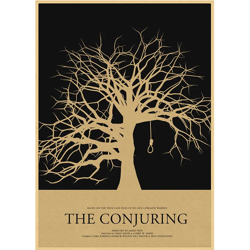 The Conjuring الفيلم الكلاسيكي فيلم التلفزيون ريترو خمر كرافت ورقة المشارك اللوحة ورق حائط ديكور المنزل هدية