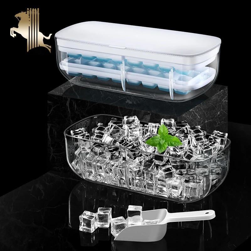 Press The Ice Grid, Freeze The Ice Cube Mold, and Ice Box Maker.