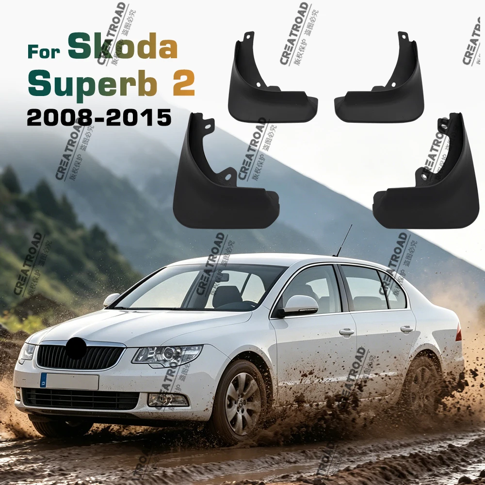 Für Skoda Superb 2008 2009 2010 2011 2012 2013 2014 2015 Kotflügel Kotflügel Schmutzfänger Schutz Spritzschutz Kotflügel Autozubehör