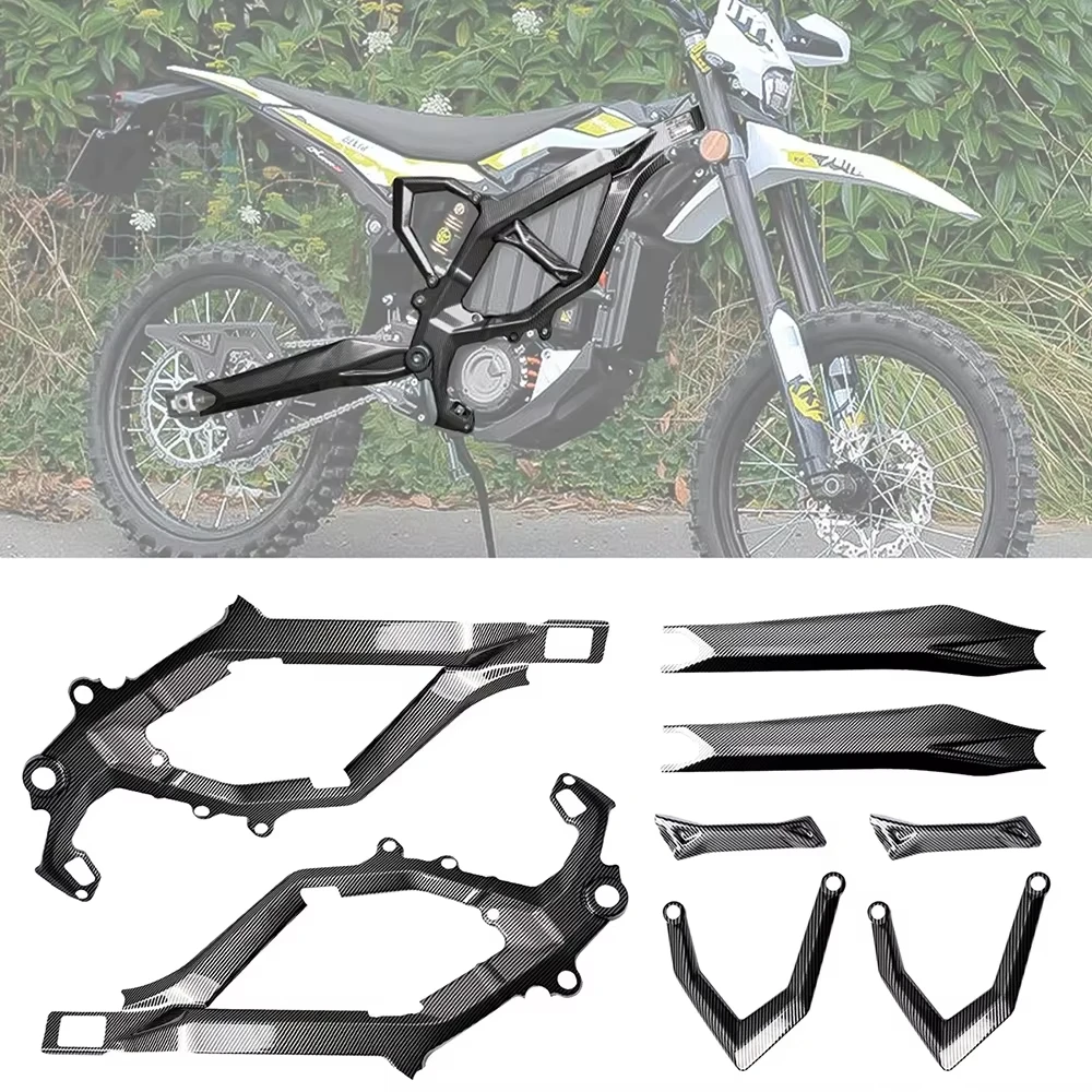 Frame Guards Injection Body Fairing Body Kit Carbon Fibre For SUR-RON ULTRA BEE  Body Frame Protective Cover