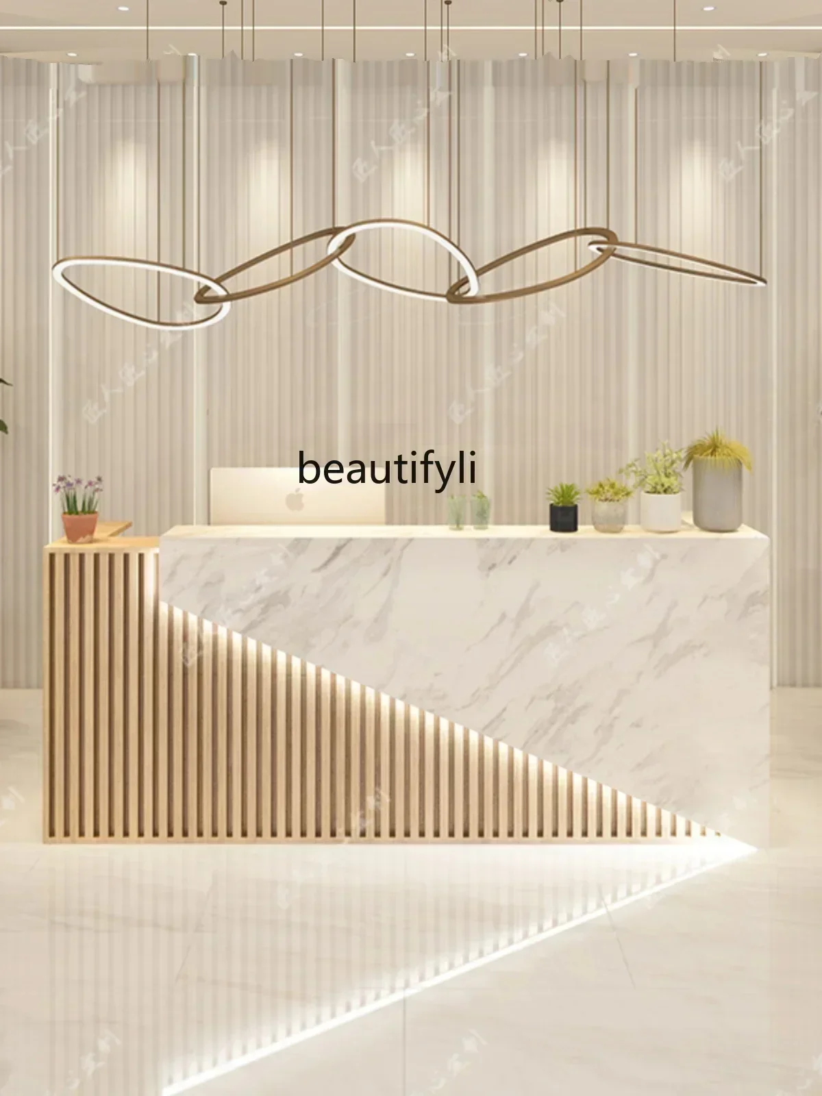 

smt14 New Arrivals cqySolid Wood Simplicity Company Office Front Desk Cashier Marble Stone Plate Barber Shop Counter S 14