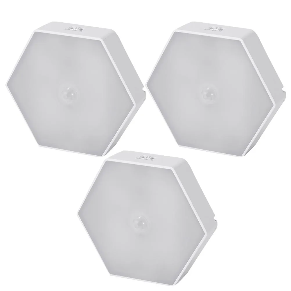 3 قطعة 1.2 واط Led جسم الإنسان التعريفي ضوء الليل السيارات على قبالة ل الدرج المدخل خزانة خزانة الممر الأبيض الدافئ