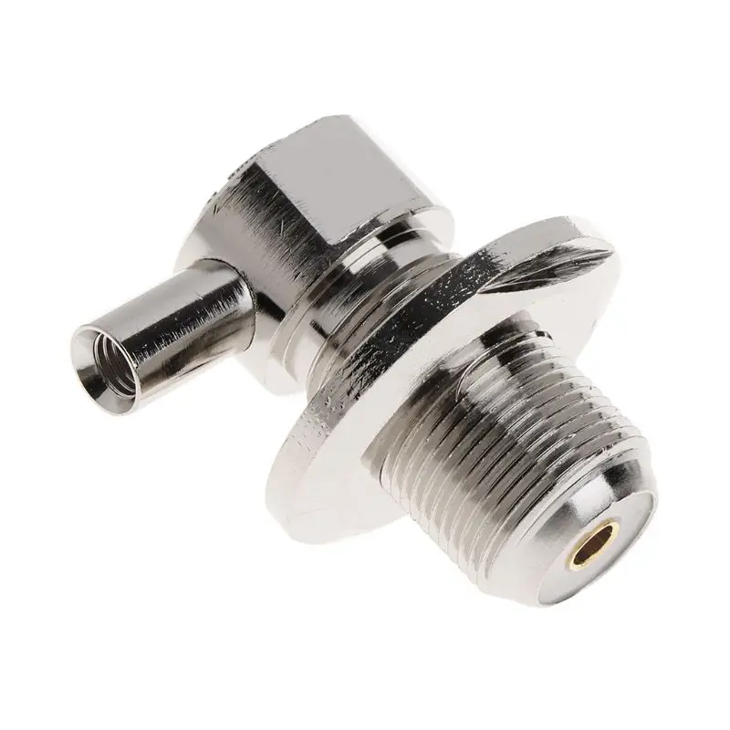 SO239 UHF Female Right Angle RF Connector For RG58 RG142 LMR195 Coaxial Cable