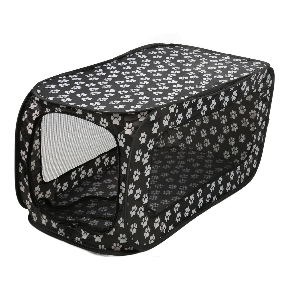 Indoor Outdoor Use Foldable Pet Tent Rectangular Breathable Pet Playpen Lightweight Sturdy Portable Pet Crate Camping